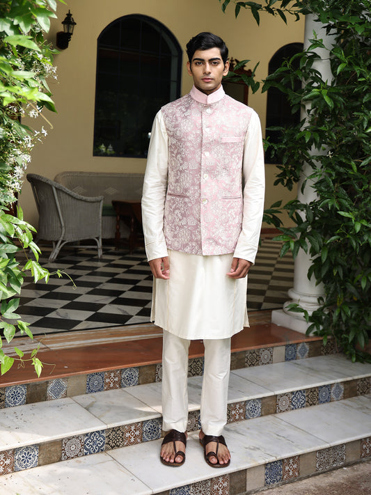 Patr
Bundi Set
Jacket
Pink
Embroidered 
Embroidered Jacket Set