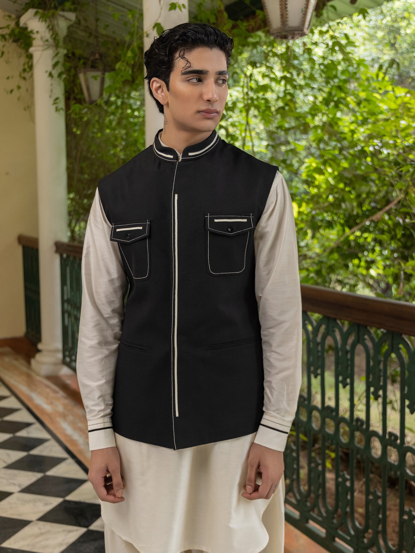 Dilbagh Black Katan Bundi Set