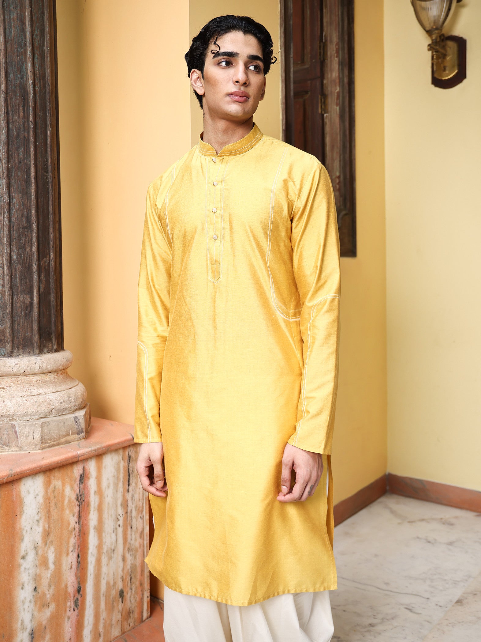 Patr
Solid
Kurta 
Solid Kurta 
Yellow
Wedding Kurta
Festive Kurta
Traditional Kurta