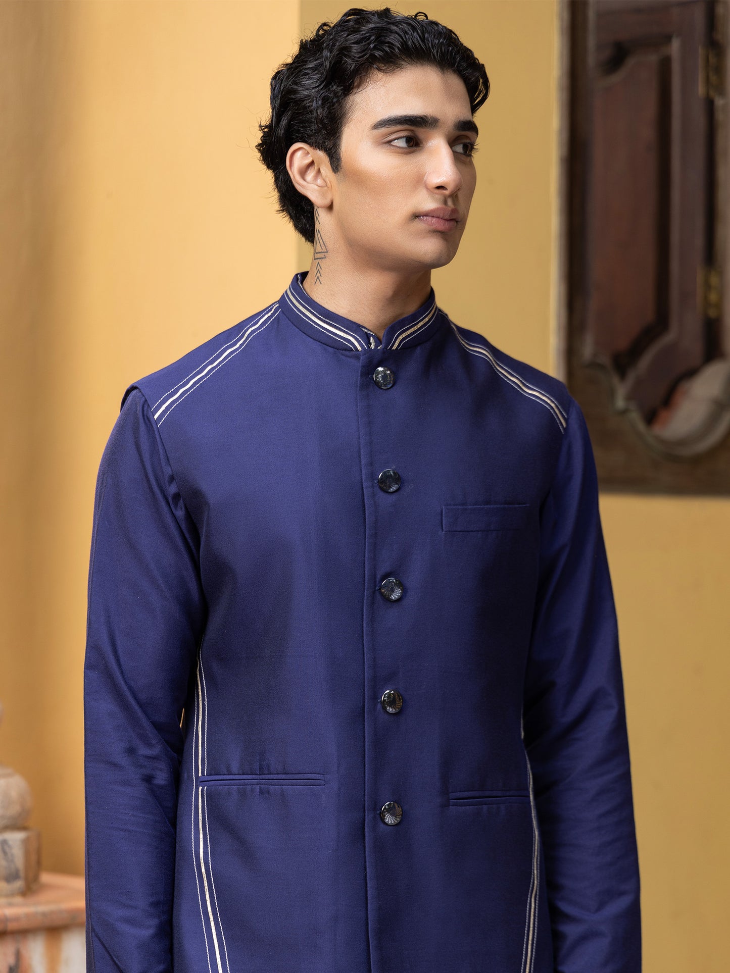 Diksaka Blue Katan Bundi Set