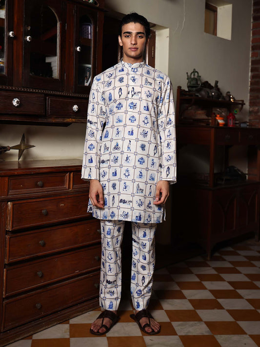 Patr
Printed
Kurta Set
Printed Kurta Set
White