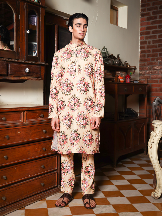 Patr
Printed
Kurta 
Printed Kurta
Yellow