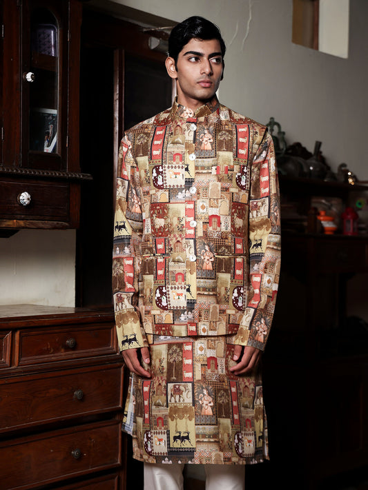 Gaurish Multicolor Printed Cotton Bundi