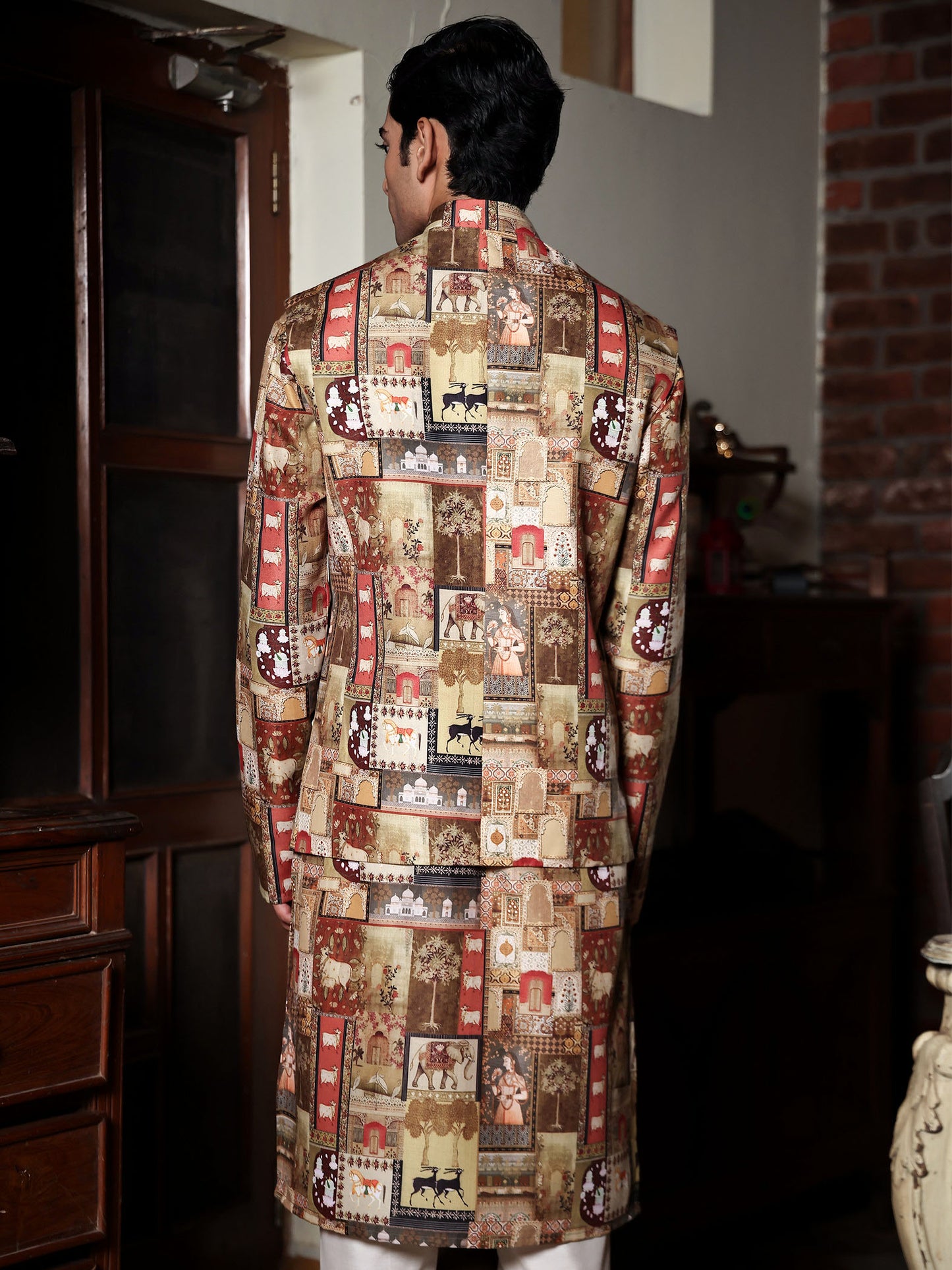 Gaurish Multicolor Printed Cotton Bundi Set