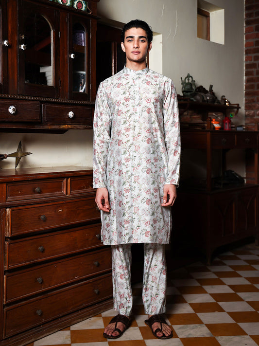 Patr
Printed
Kurta 
Printed Kurta
Powder Blue