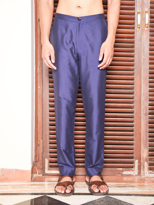 Girivar Blue Katan Trouser