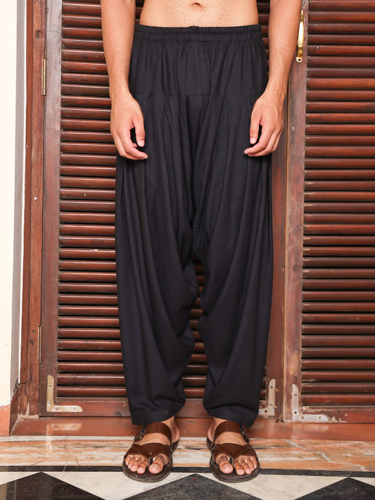 Bandhu Black Katan Patiala Salwar