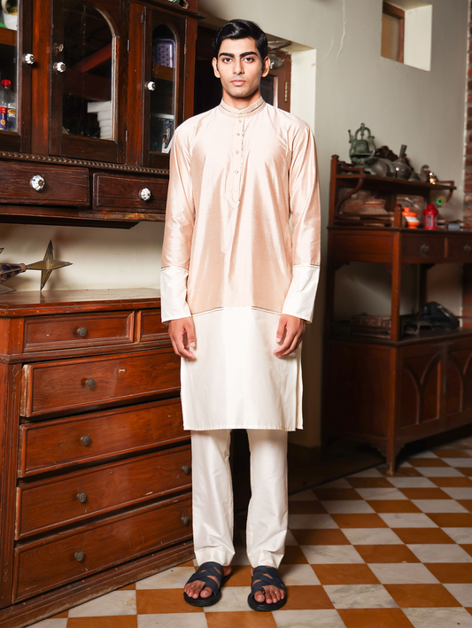 Patr
Solid
Kurta 
Solid Kurta
Beige